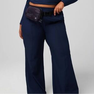 Fabletics Navy Wide Leg Pants